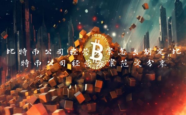 比特币公司经营方案怎么制定,比特币公司经营方案范文分享