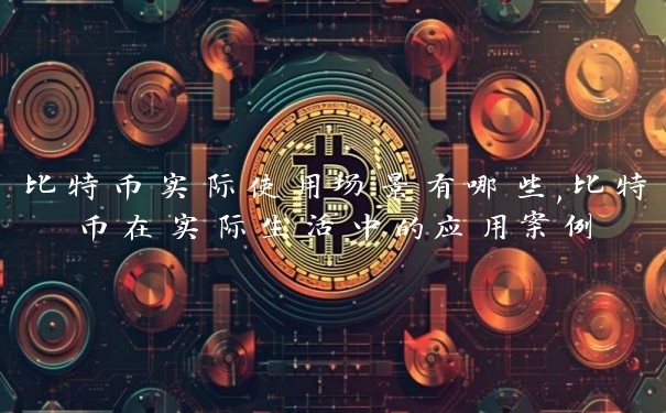 比特币实际使用场景有哪些,比特币在实际生活中的应用案例